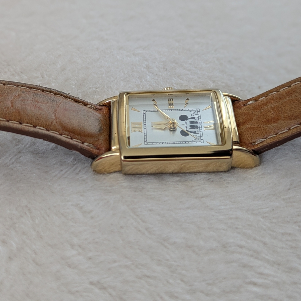 Disney Gold Rectangular Watch - image 8
